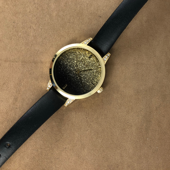 Glittery Folio Gold Dust and Diamonds Watch - Picture 7 of 7